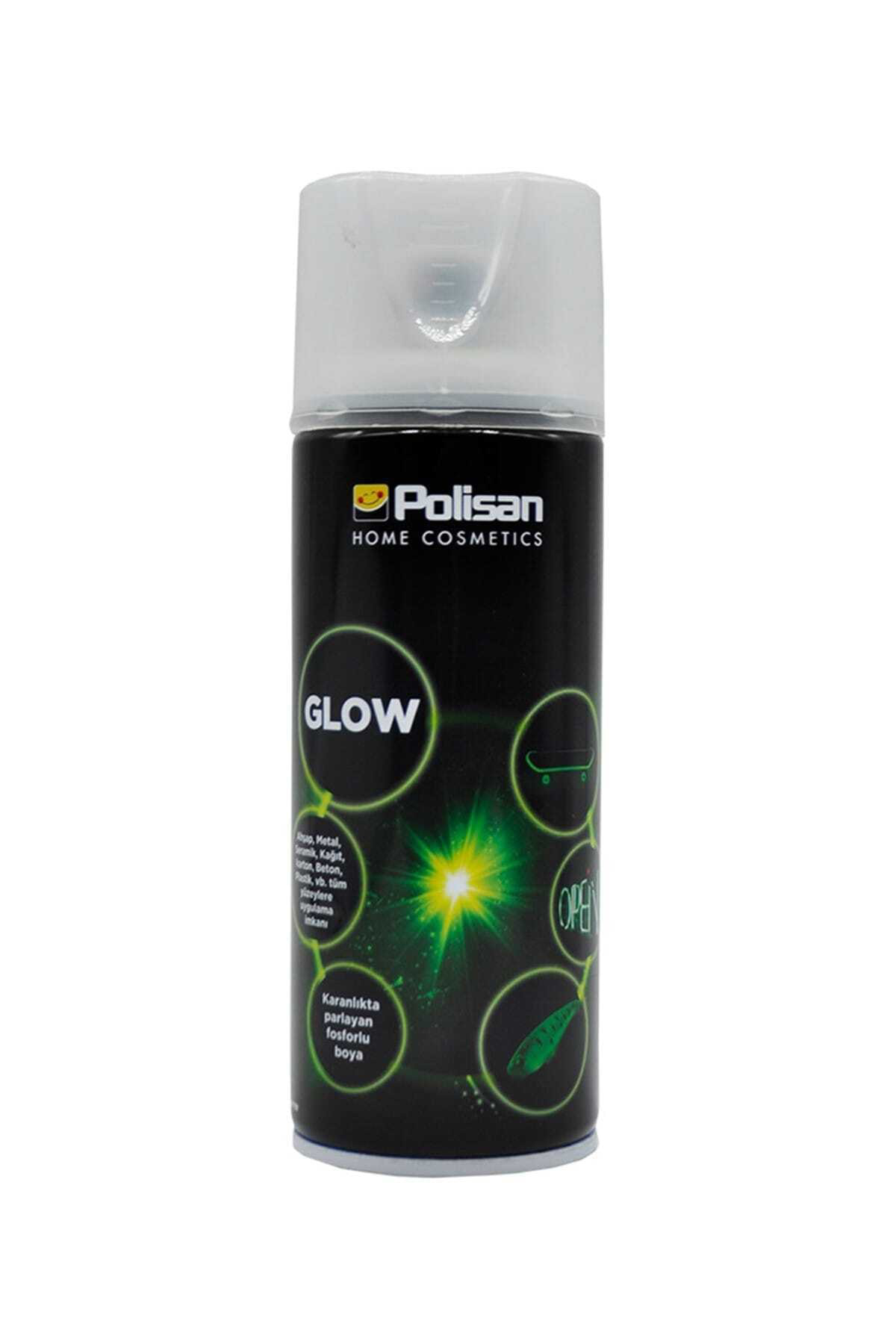 Polisan Sprey Boya Glow 400 Ml. Karanlıkta Parlayan Fosforlu Sprey