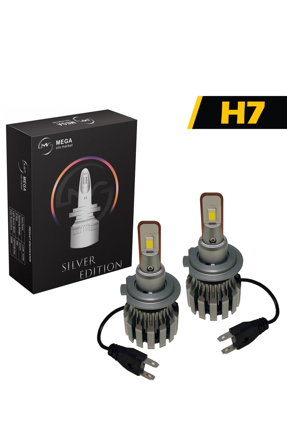 Slim Led Xenon V2 12-24 Volt Silver Edition Csp Led H1 H4 H7 H11 9006 9005