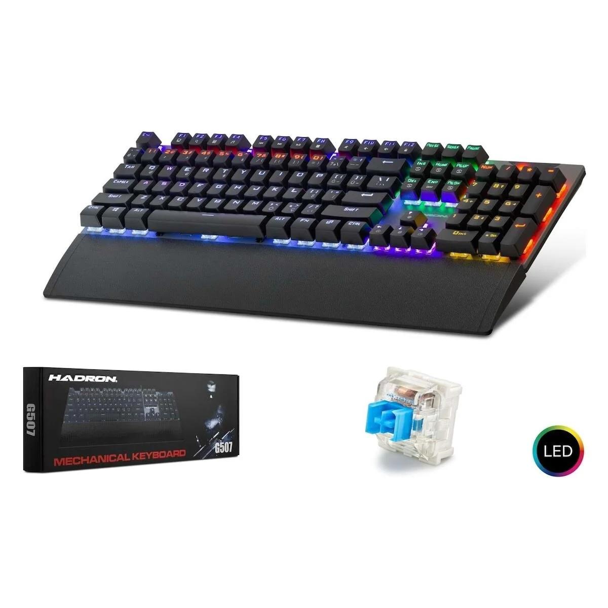 HADRON G507 MEKANİK RGB OYUN KLAVYESİ KABLOLU