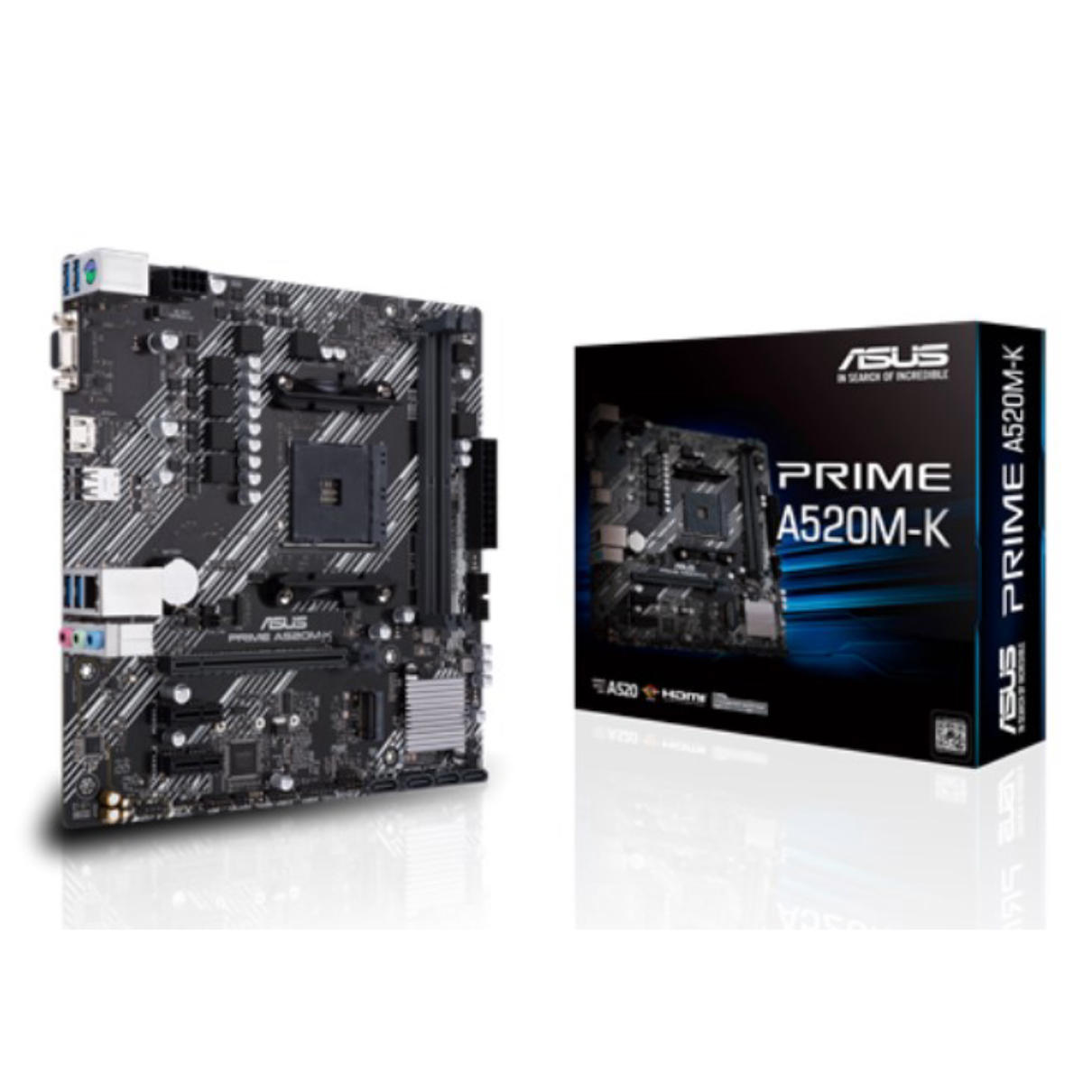 Asus Prime A520M-K AMD A520 AM4 DDR4 4400 MHz Masaüstü Anakart