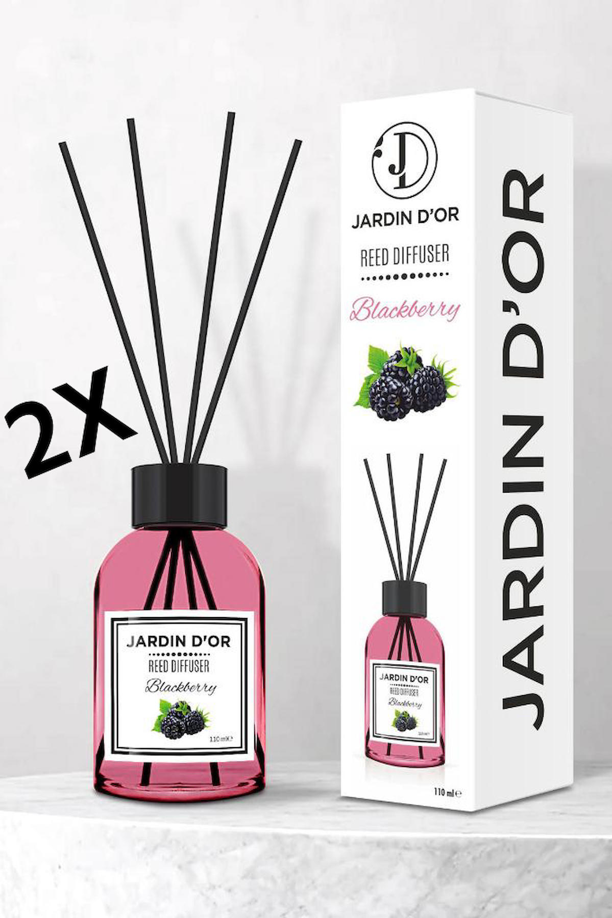 JARDIN D'OR  BLACKBERRY REED DIFFUSER ÇUBUKLU ODA KOKUSU (2x110 ML)