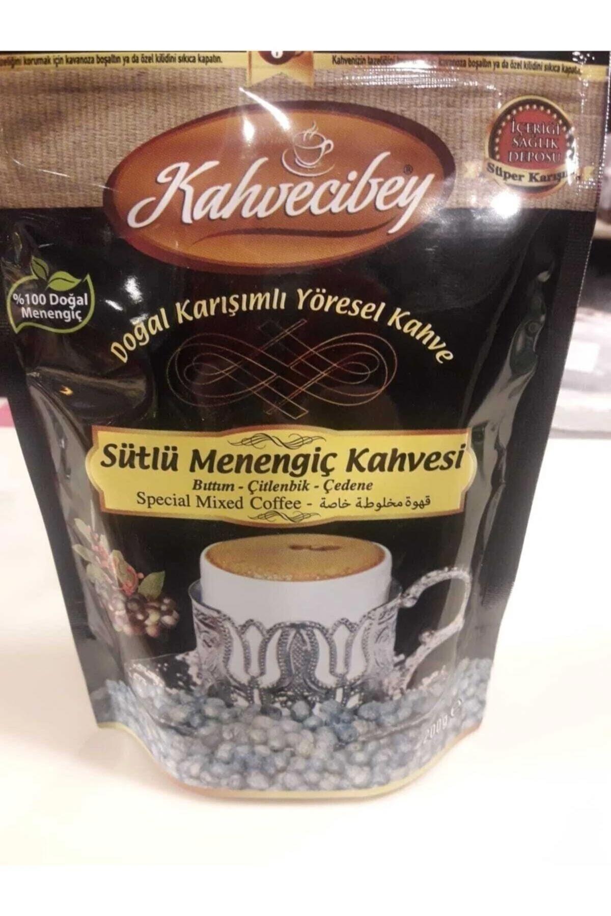 Kahvecibey Doğal Karışımlı Yöresel Kahve Sütlü Menengiç Kahvesi 25 X 200gr