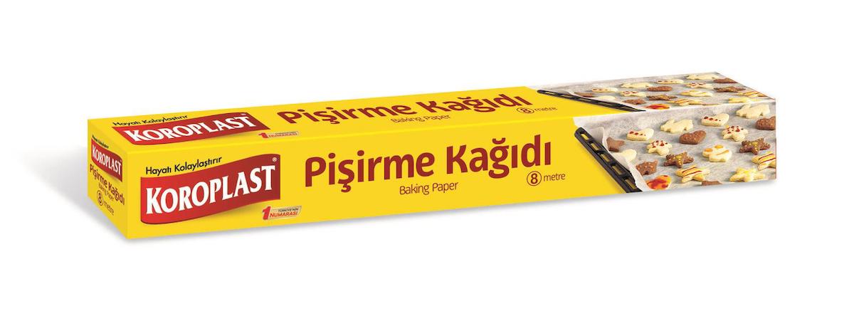 Koroplast Yağlı Fırın Tepsi Pişirme Kızartma Kağıdı - Kesimsiz - 8 Metre -1 Kutu