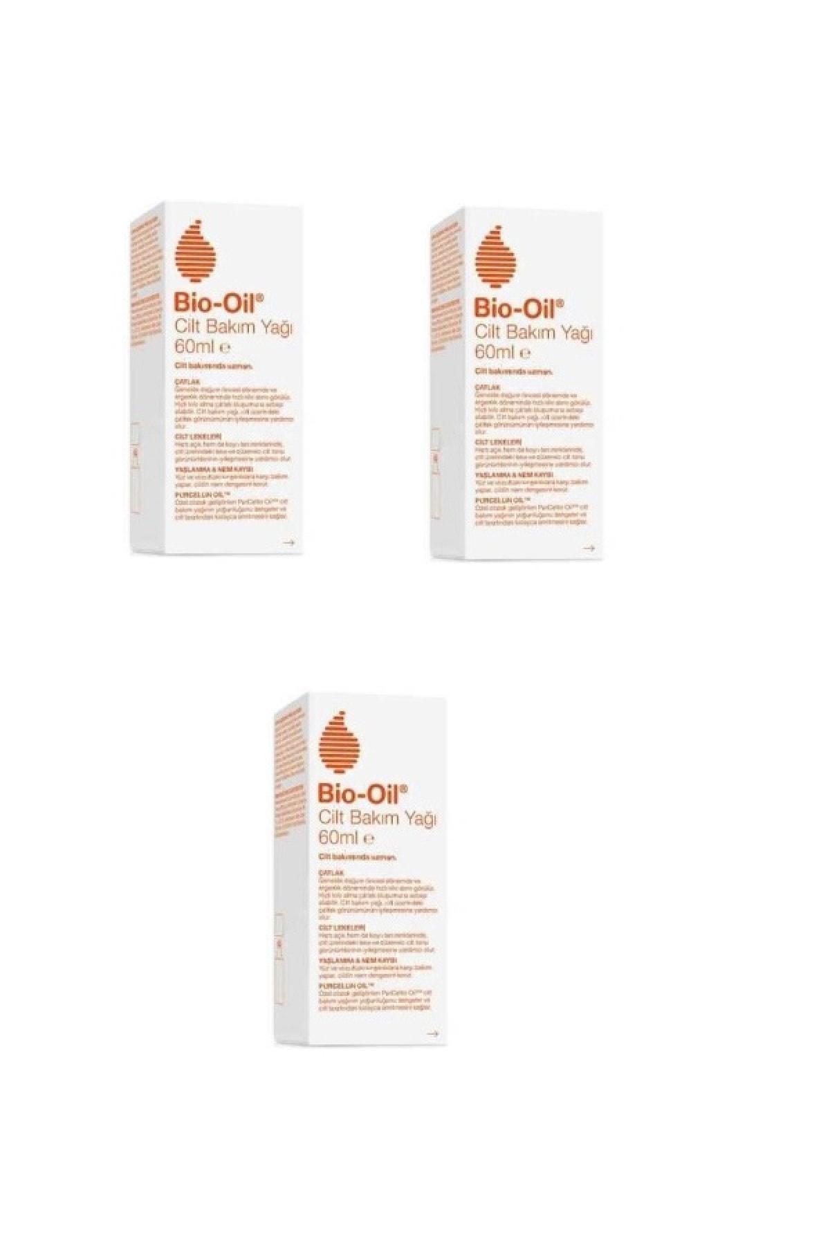 Bio Oil Cilt Lekelerine Karşı Bakım Yağı 60 ml *3 Adet