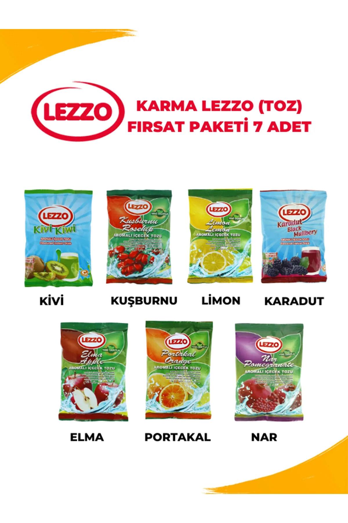 Toz Içecek Seti Oralet Çay Sıcak Soğuk Karışık Paket 7x300 Gr