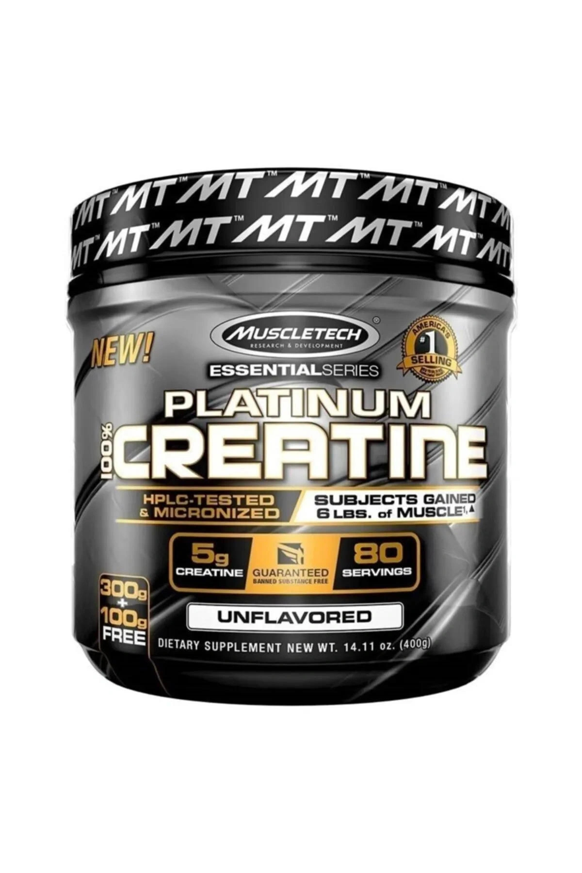 Muscletech Creatine 400 Gram - 80 servis