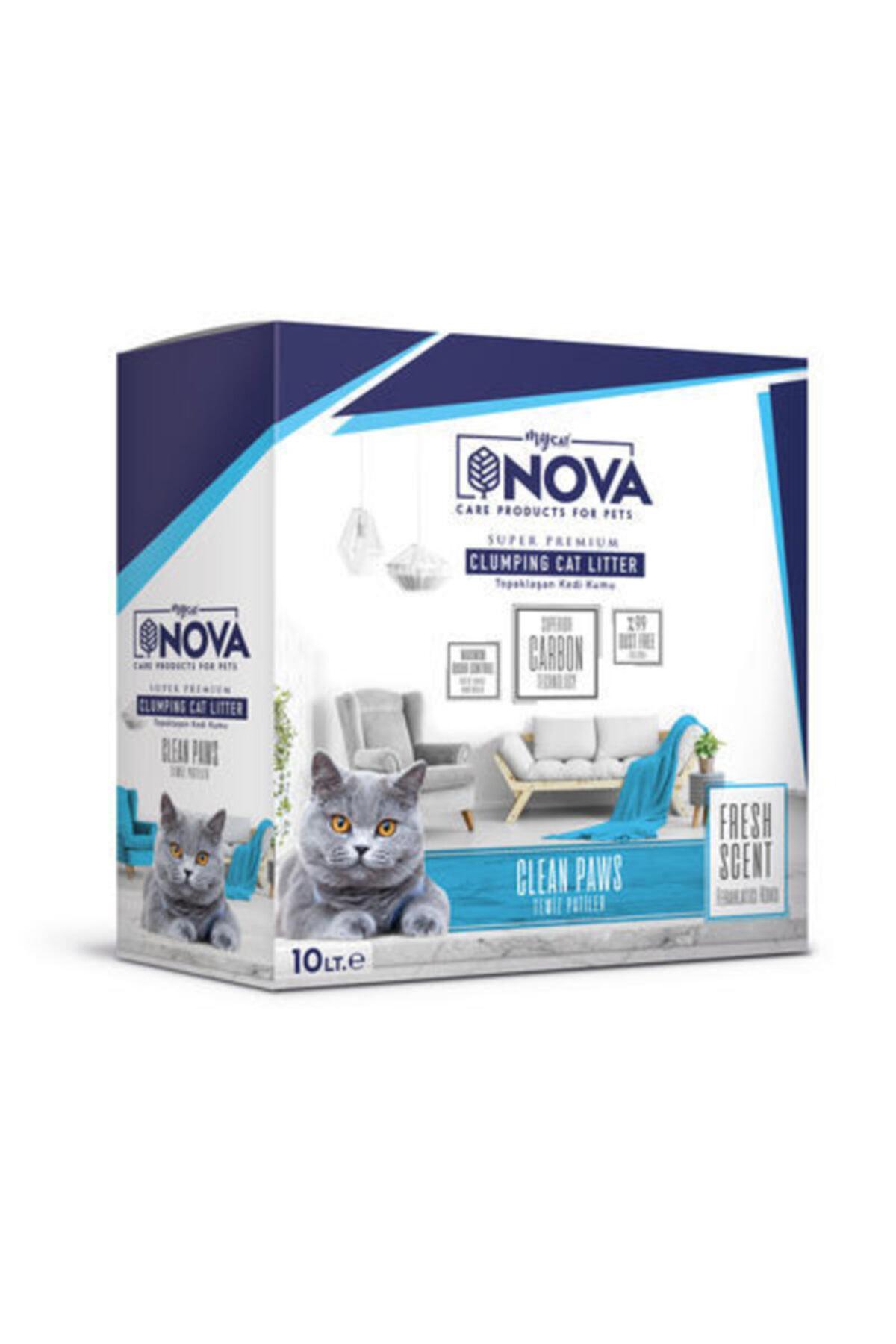 Mycat Nova Ferahlatıcı Koku ( Temiz Patiler) Premium Kedi Kumu10lt