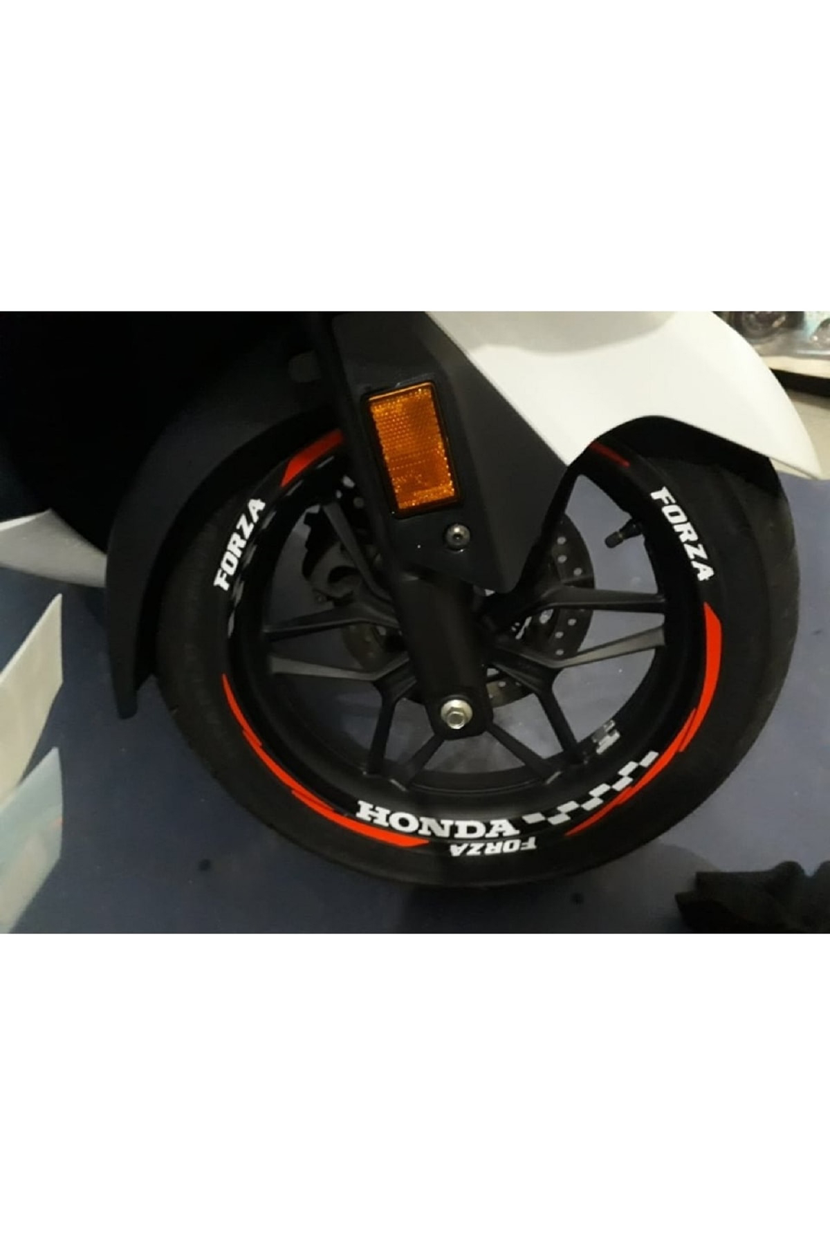 yeni özel  motosiklet Jant Şeridi Honda Forza Sağ-Sol/Ön-Arka