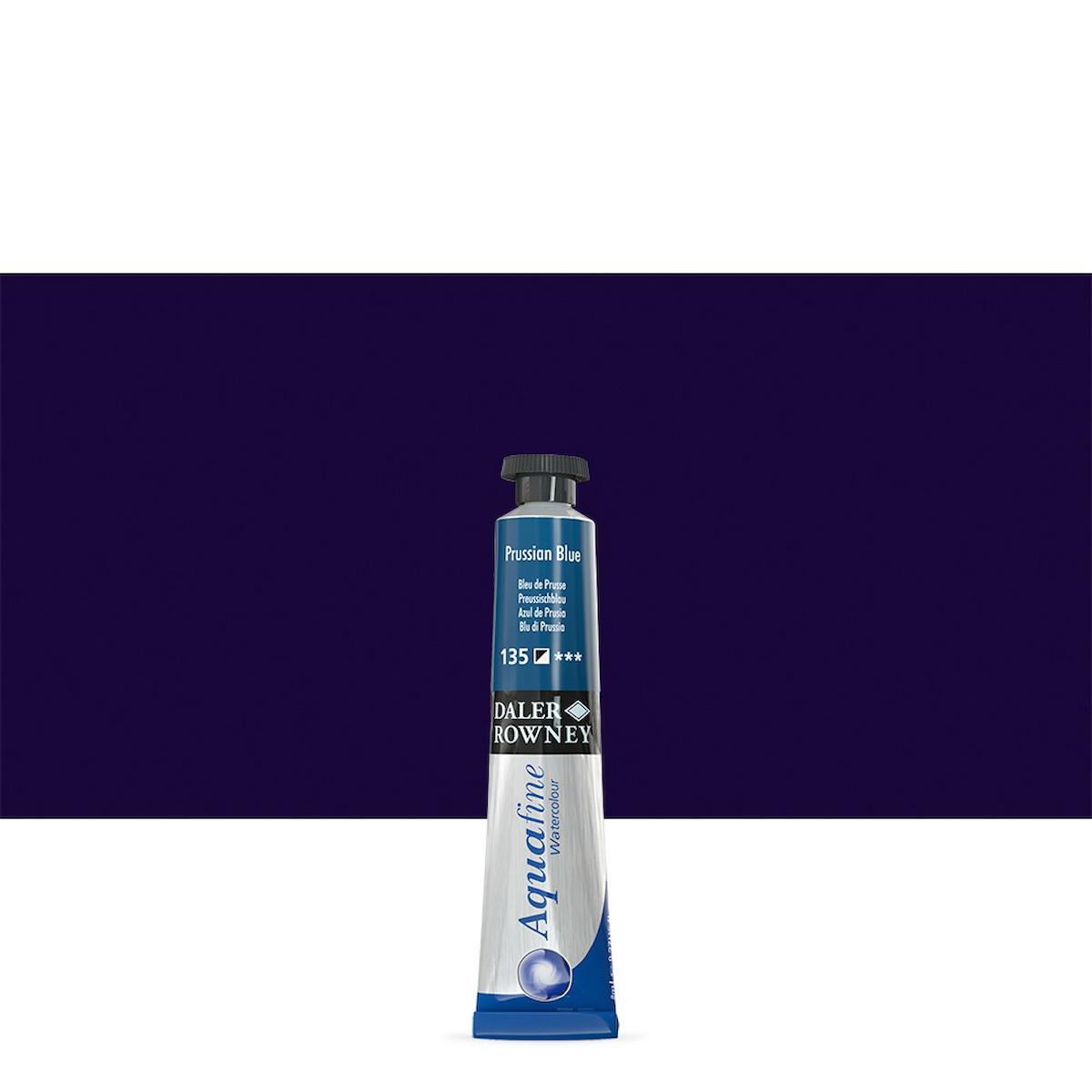 Daler Rowney Aquafine Tüp Suluboya 8ml N:135 Prussian Blue