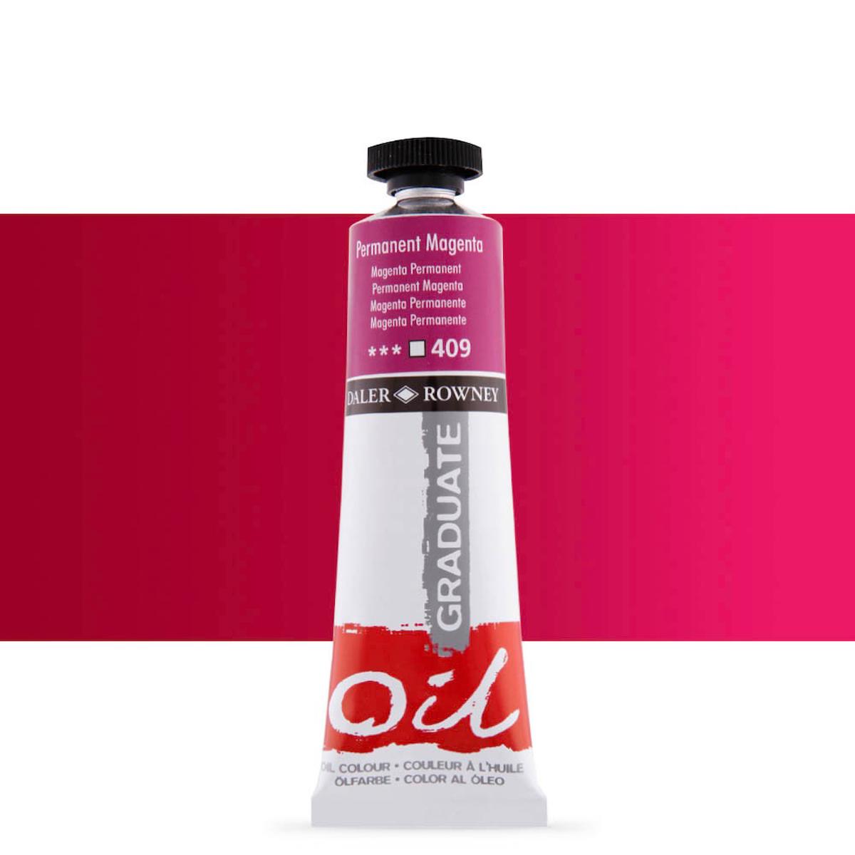 Daler Rowney Graduate Yağlı Boya 38ml 409 Permanent Magenta