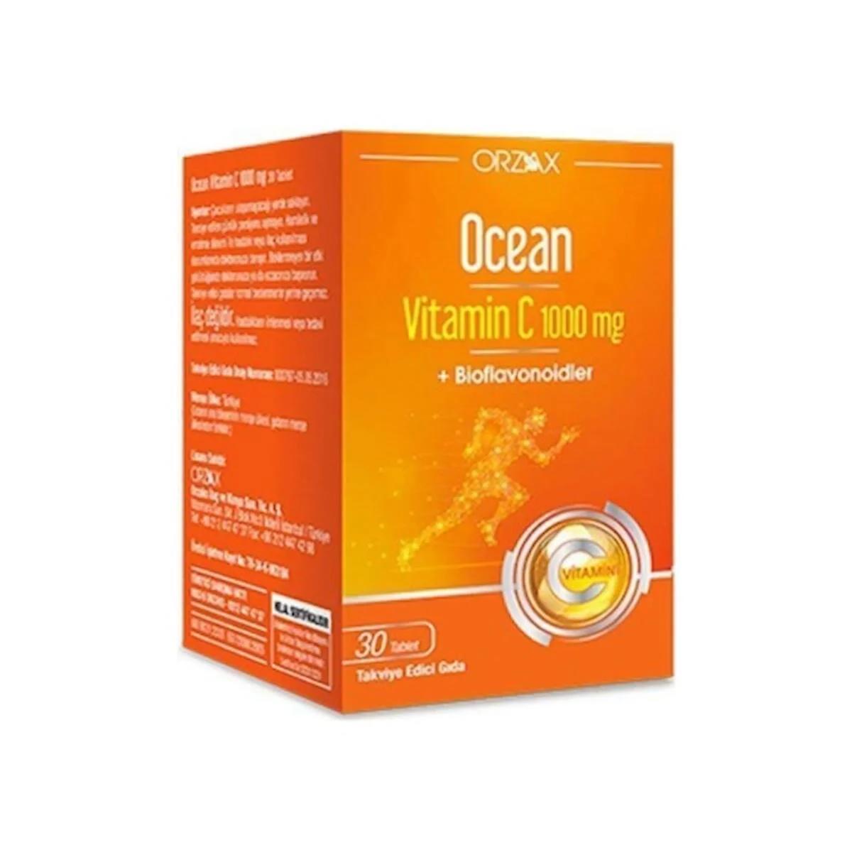 Ocean Vitamin C 1000 Mg 30 Tablet