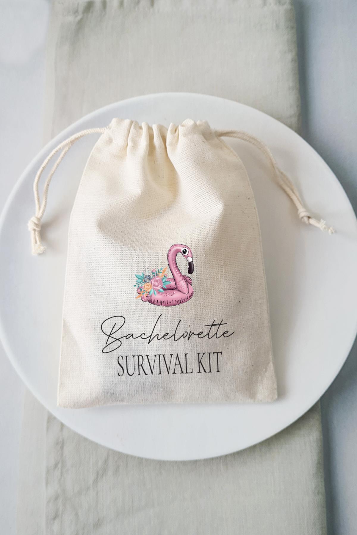 Bachelorette Party Survival Kit Hangover Kit Kesesi - 10 Adet