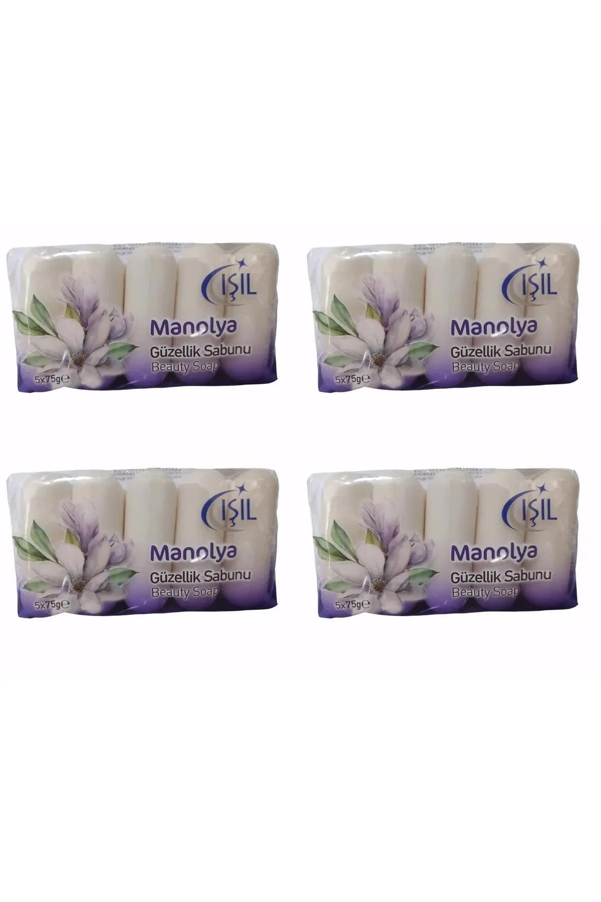 Işıl Katı Güzellik Sabunu Manolya 5x75gr (4 PAKET)