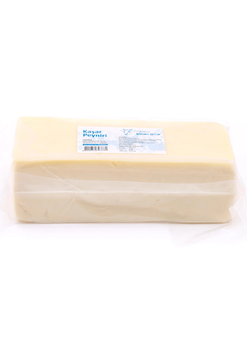 Doğal Taze Kaşar Peyniri 1000 gr - Katkısız Çiftlik Sütünden, Kahvaltılık Lezzet, Ev Yapımı Kalitesi