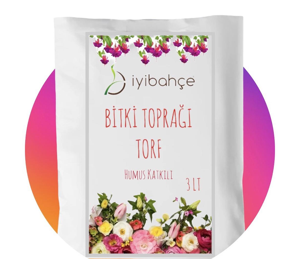 İYİBAHÇE Bitki Toprağı Torf (Humus Katkılı) 3 LT