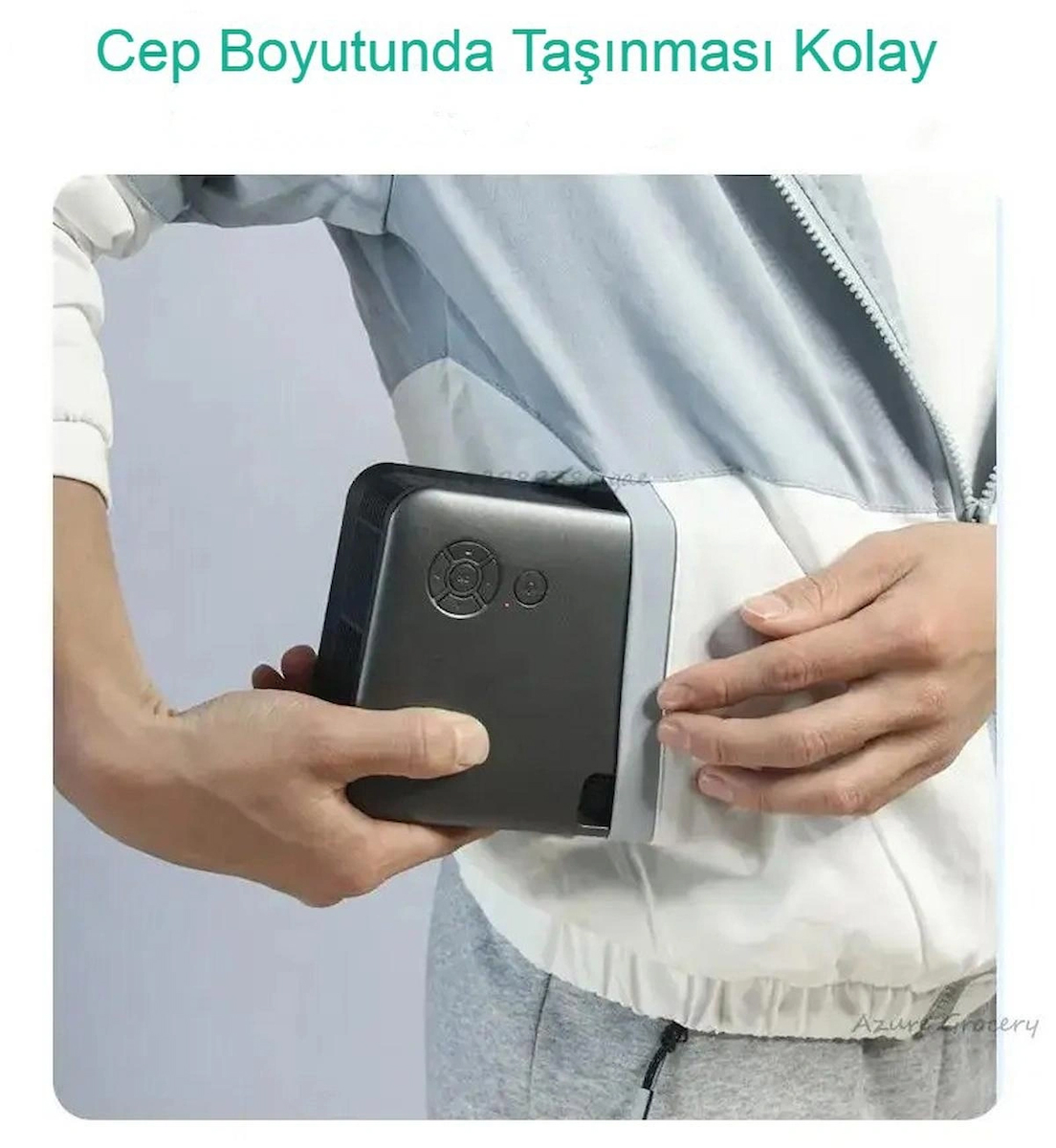 AUN A30 Full HD WiFi Destekli Mini Projeksiyon Cihazı Taşınabilir Uzun Ömürlü Kablosuz Görüntü Aktarımı