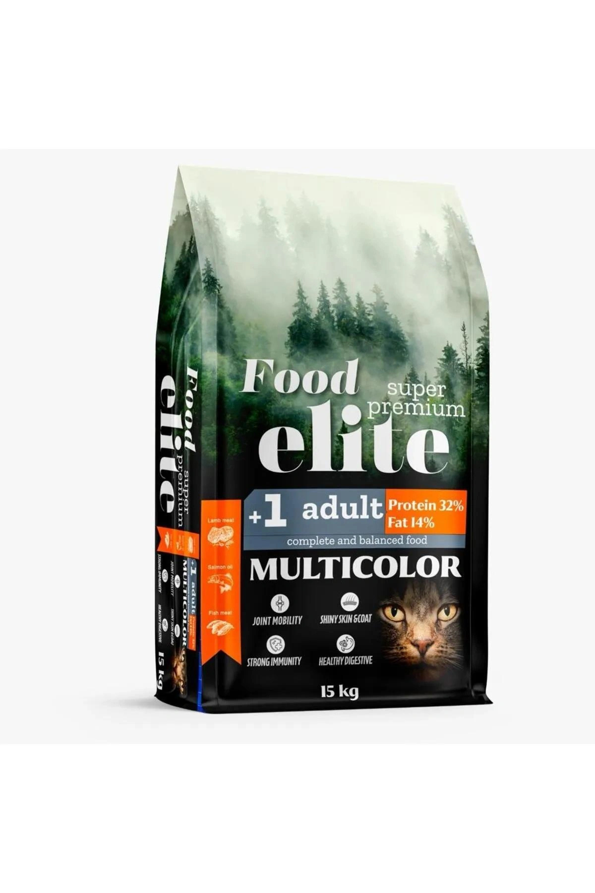 Food Elite Yetişkin Gurme Multicolor 32 Prt. Kedi Maması 15 Kg.