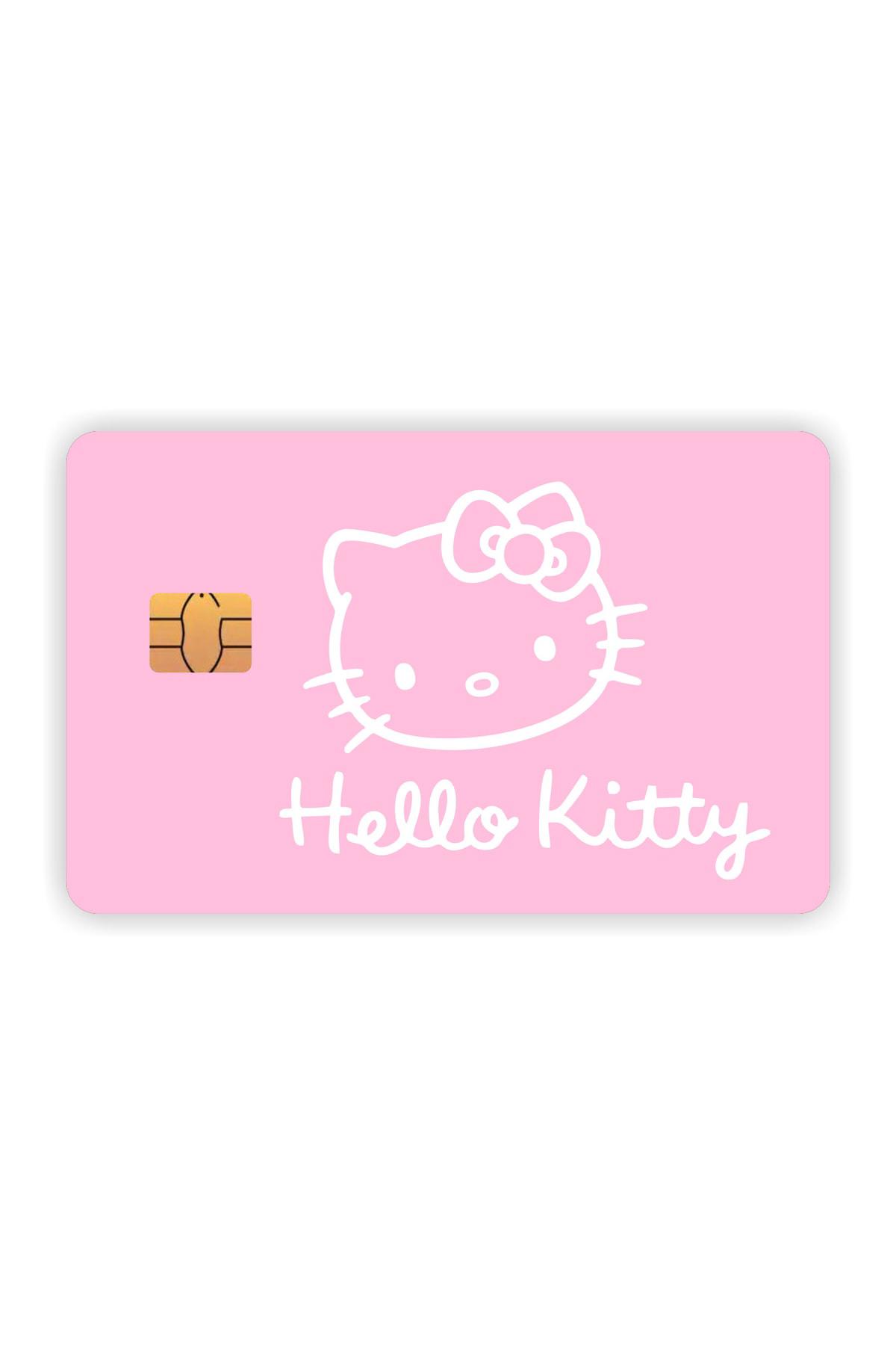 Hello Kitty Kart Kaplama Sticker Kart Etiketi 4