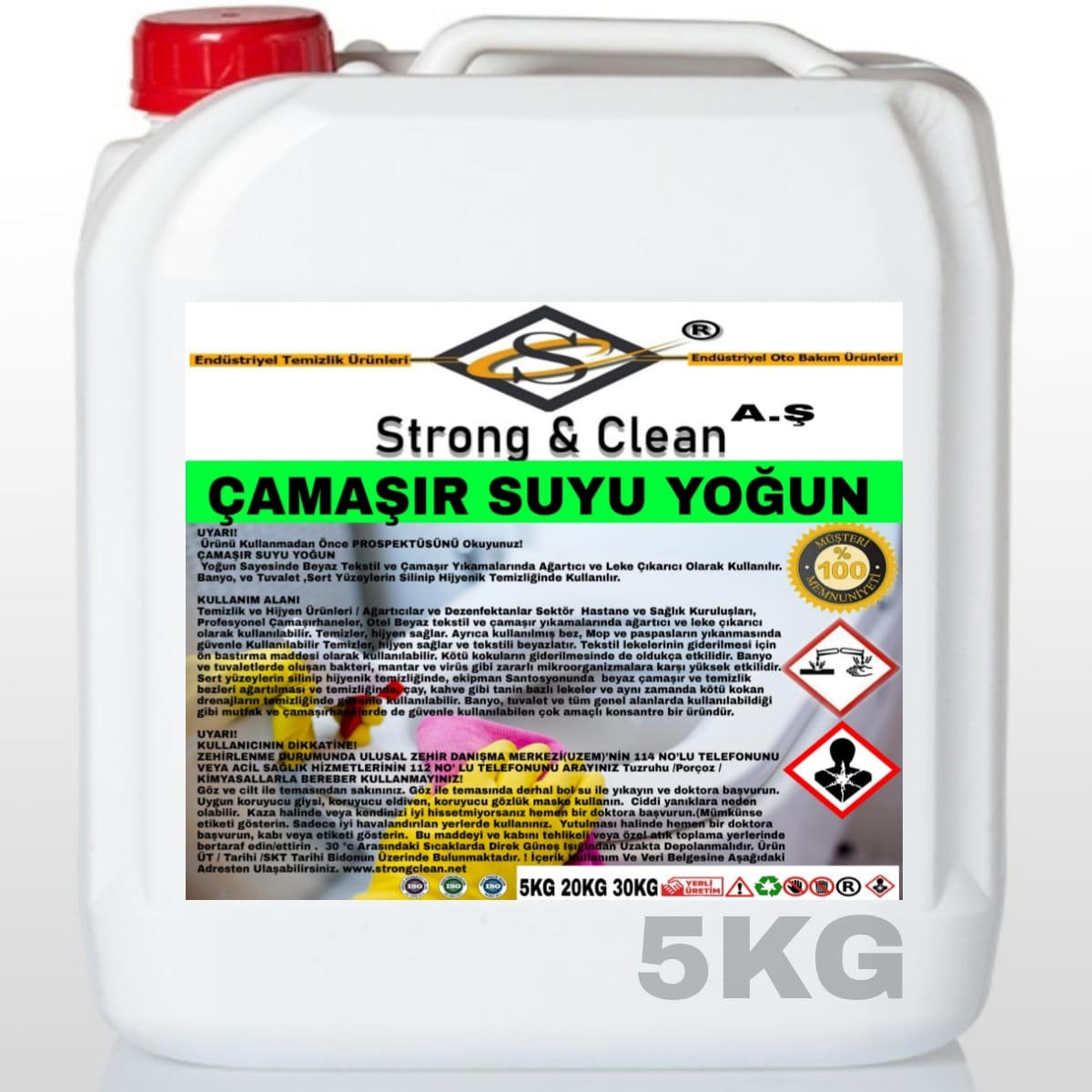 Çamaşır Suyu Ultra Yoğun 5 Kg