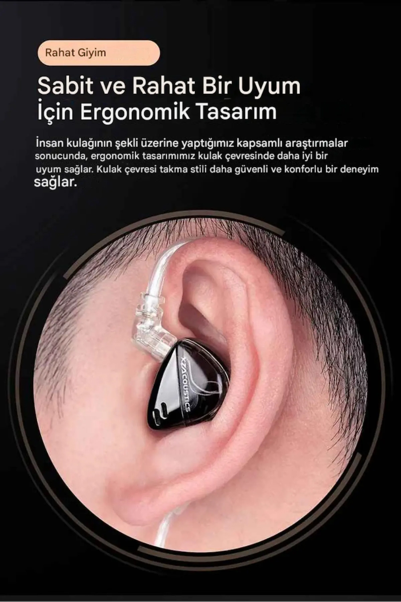Kz Lıbra X Versiyon Iem Kulak Içi Kulaklık Mikrofonlu