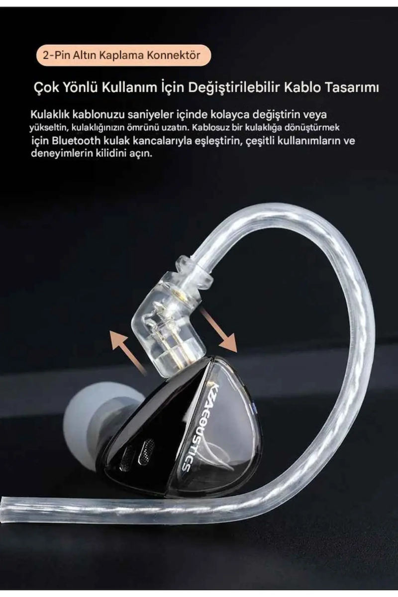 Kz Lıbra X Versiyon Iem Kulak Içi Kulaklık Mikrofonlu