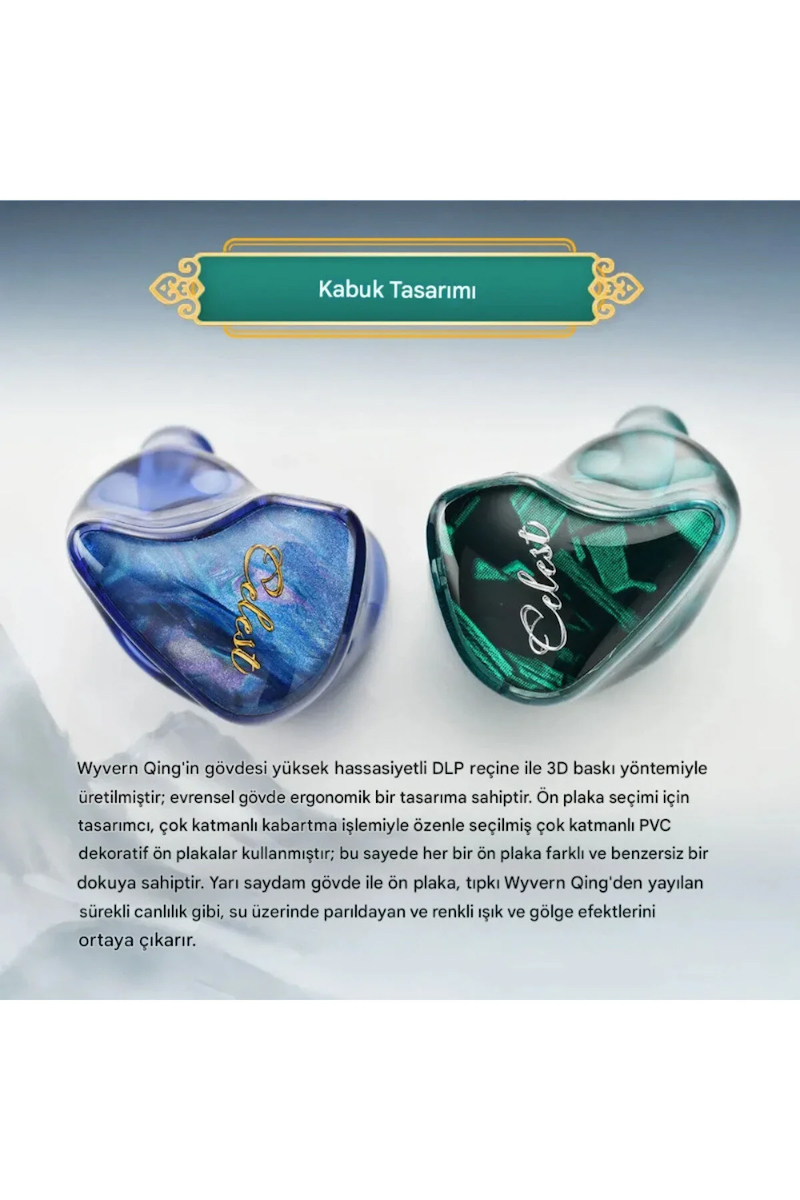 Kinera Celest Wyvern Qing İem 3.5mm Kulak içi Kulaklık