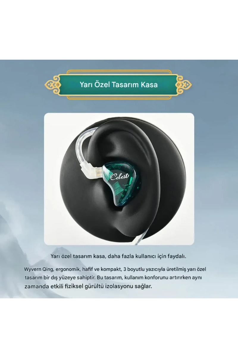 Kinera Celest Wyvern Qing İem 3.5mm Kulak içi Kulaklık