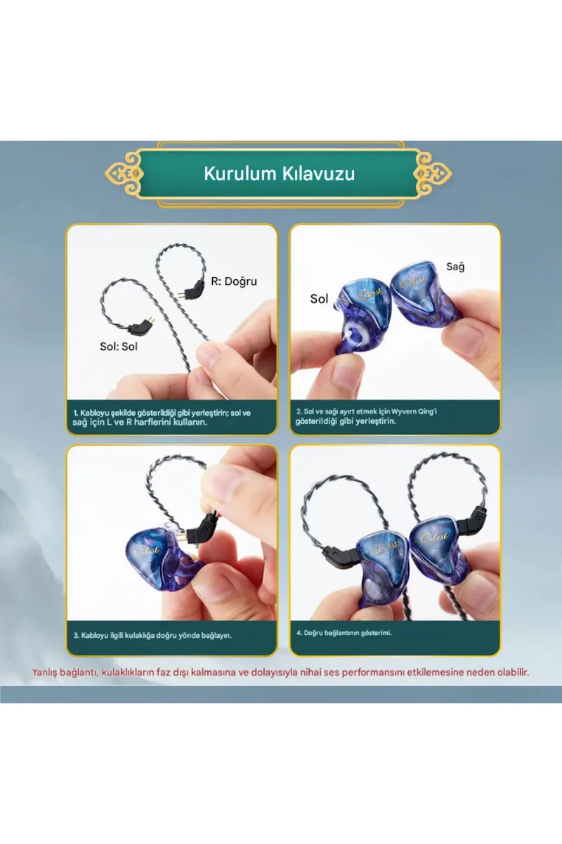 Kinera Celest Wyvern Qing İem 3.5mm Kulak içi Kulaklık