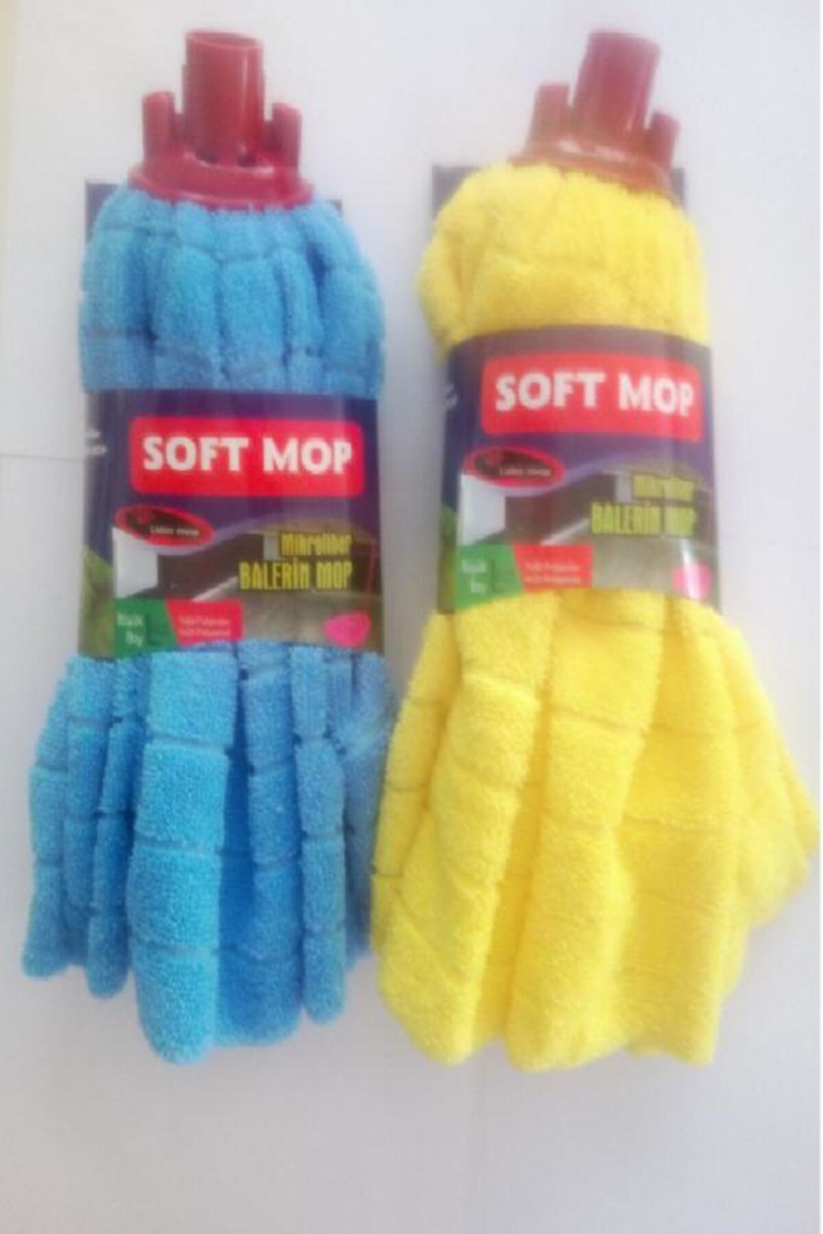 Soft Mop Mikrofiber Havlu Paspas Yedek Mop Ucu 2 Adet