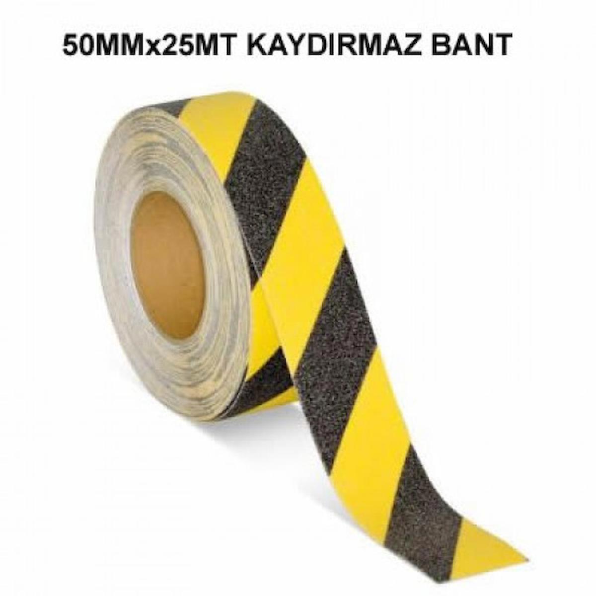 TİKPAKET MERDİVEN SARI-SİYAH 50MMx25MT KAYDIRMAZ BANT