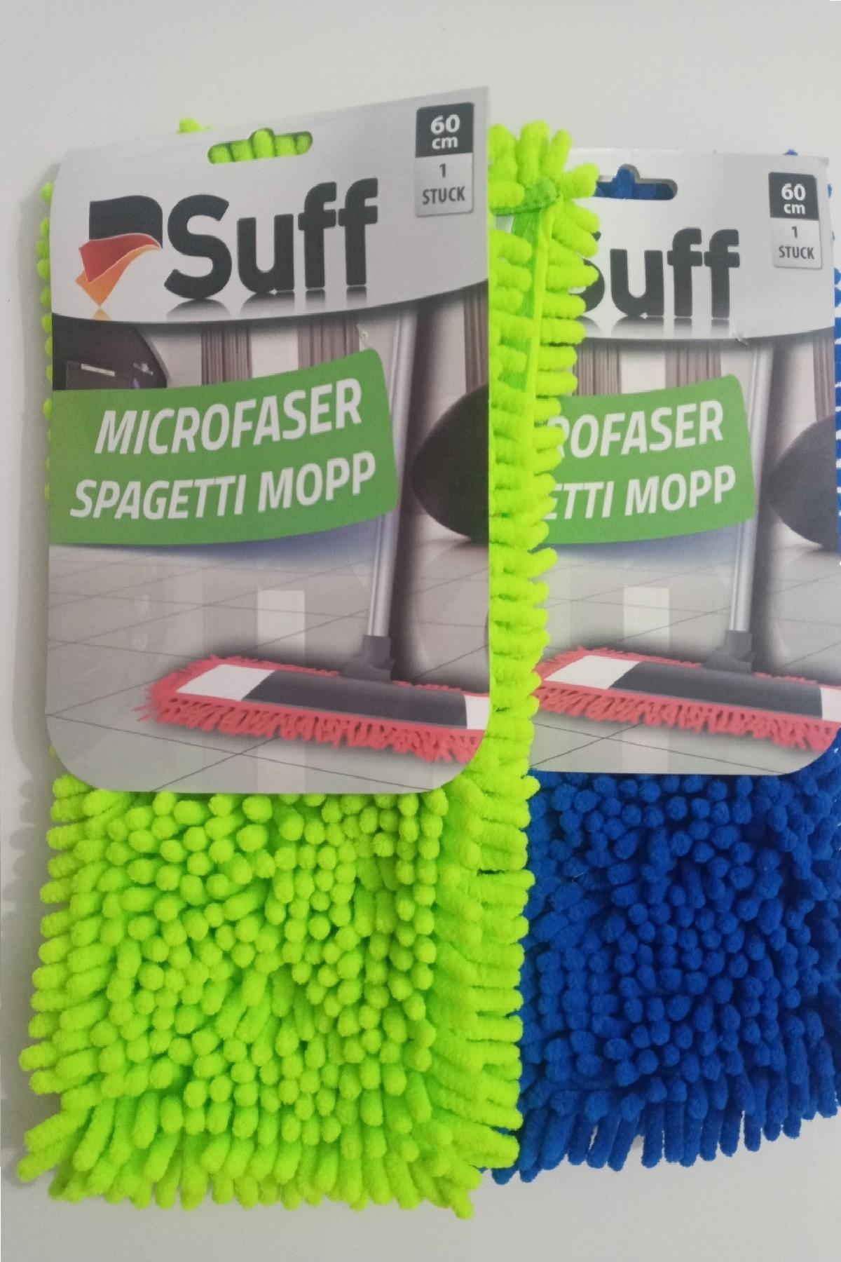 2 Adet Nemli Ve Kuru Makarna Mop Ucu Mikrofiber Paspas Yedeği 60 Cm