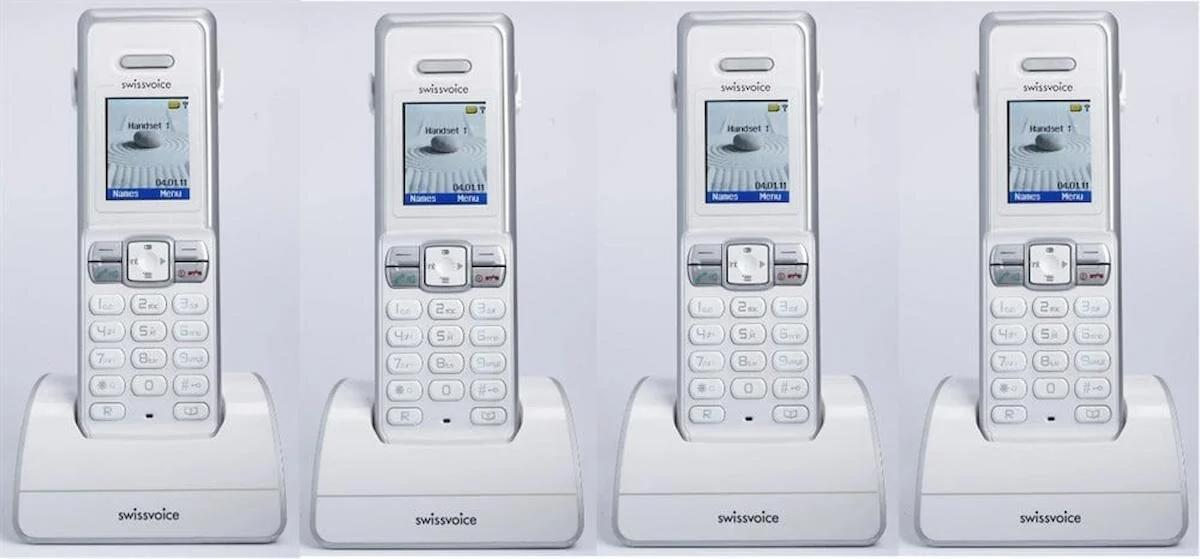 Swissvoice IH250 Quad Renkli Ekran Handsfree Telsiz Telefon