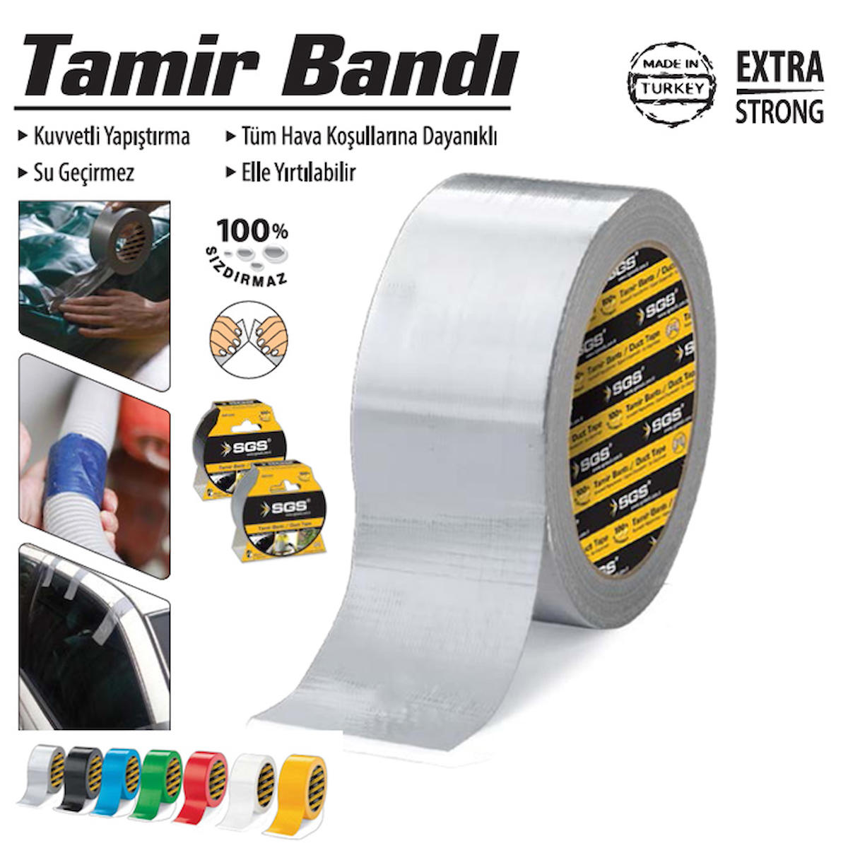 Sgs Yüksek Kalite Tamir Bandı 48mm x 10 metre