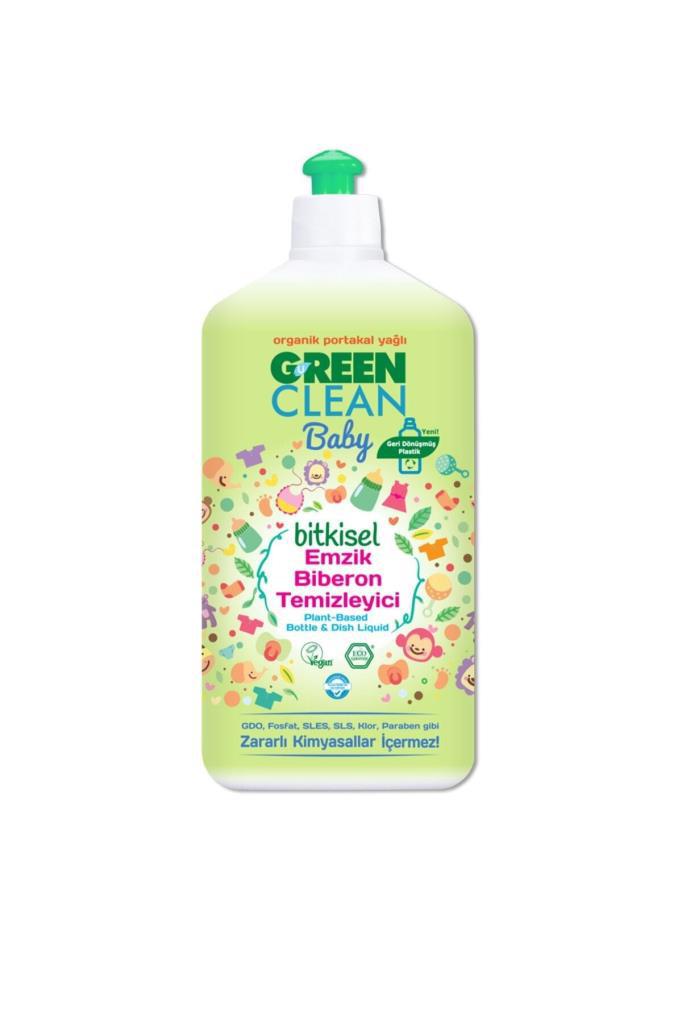 U Green Clean Organik Portakal Yağlı Bitkisel Emzik Biberon Temizleyici 500ml