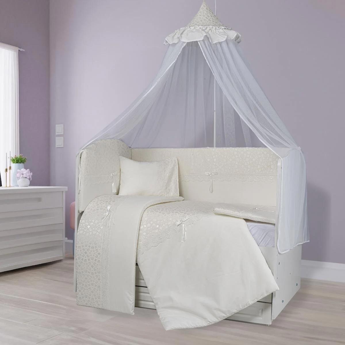 TuGU HoMe&BaBy %100 pamuklu 70x130 cm 9 parça fistolu,dantelli uyku seti02