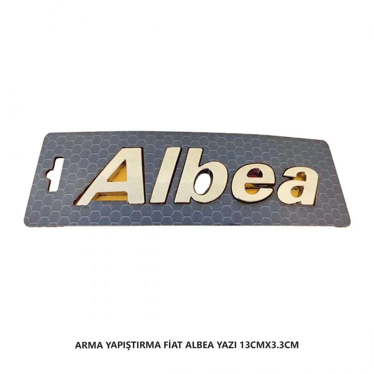 mefsa Fiat Albea Bagaj Yazısı Arma Yapıştırma 13CMX3.3CM