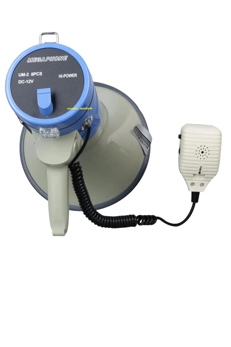 Büyük Boy Megafon (Mayk – Bluetooth – USB – Sd – Siren – Ses Kayıt ve Tekrar Etme)