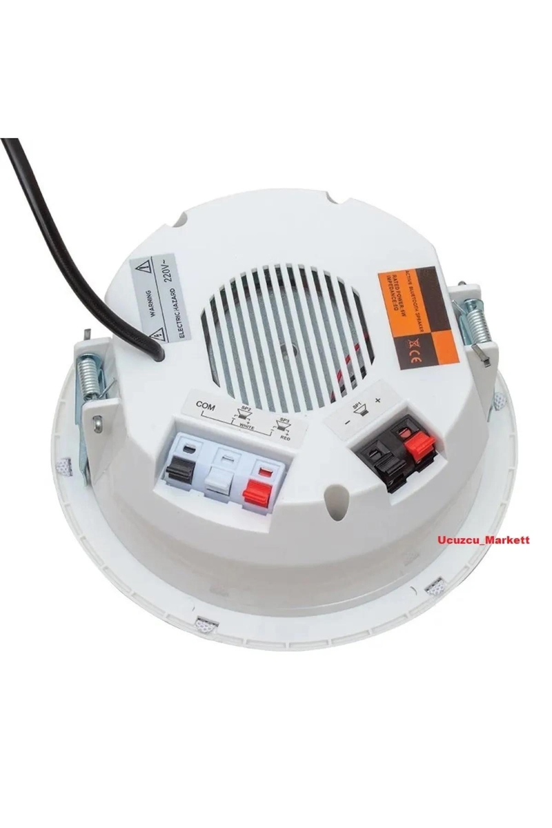 Bluetooth Alçıpan Tavan Hoparlör (12 cm – 220 Volt İle Direk Çalışır- Adaptör Gerektirmez)
