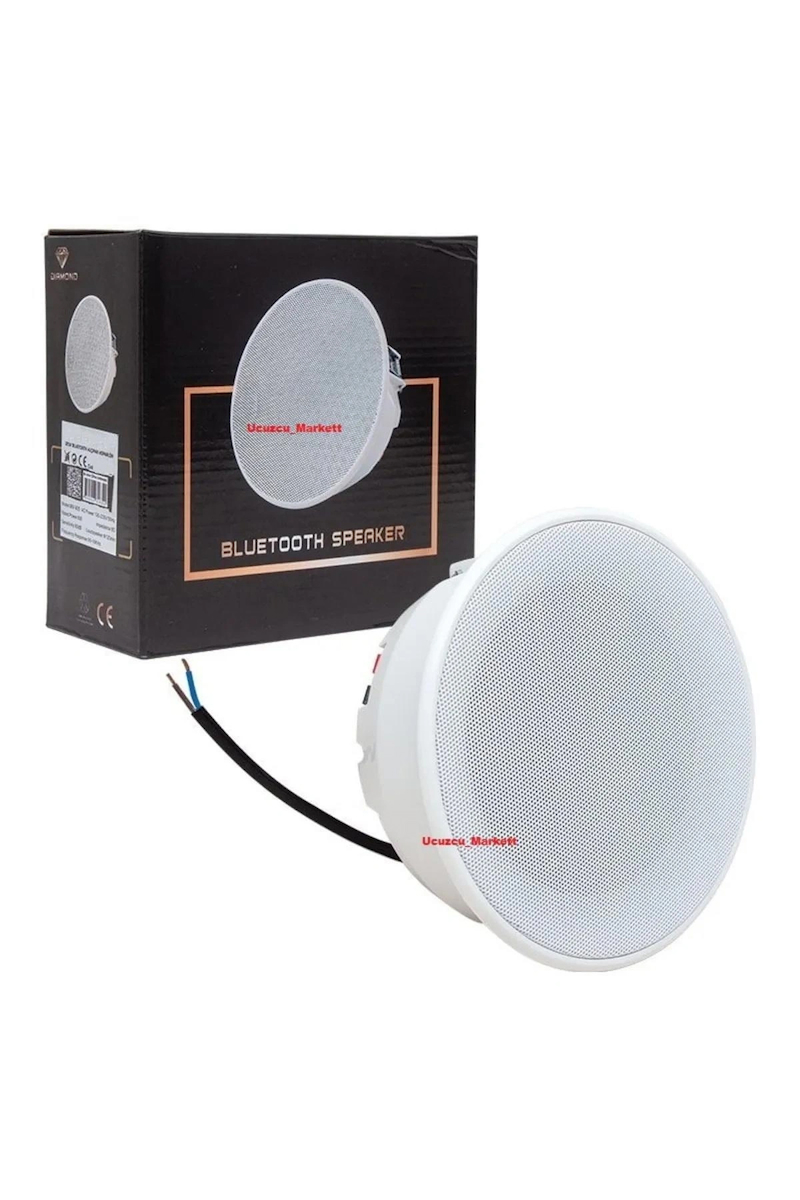 Bluetooth Alçıpan Tavan Hoparlör (12 cm – 220 Volt İle Direk Çalışır- Adaptör Gerektirmez)