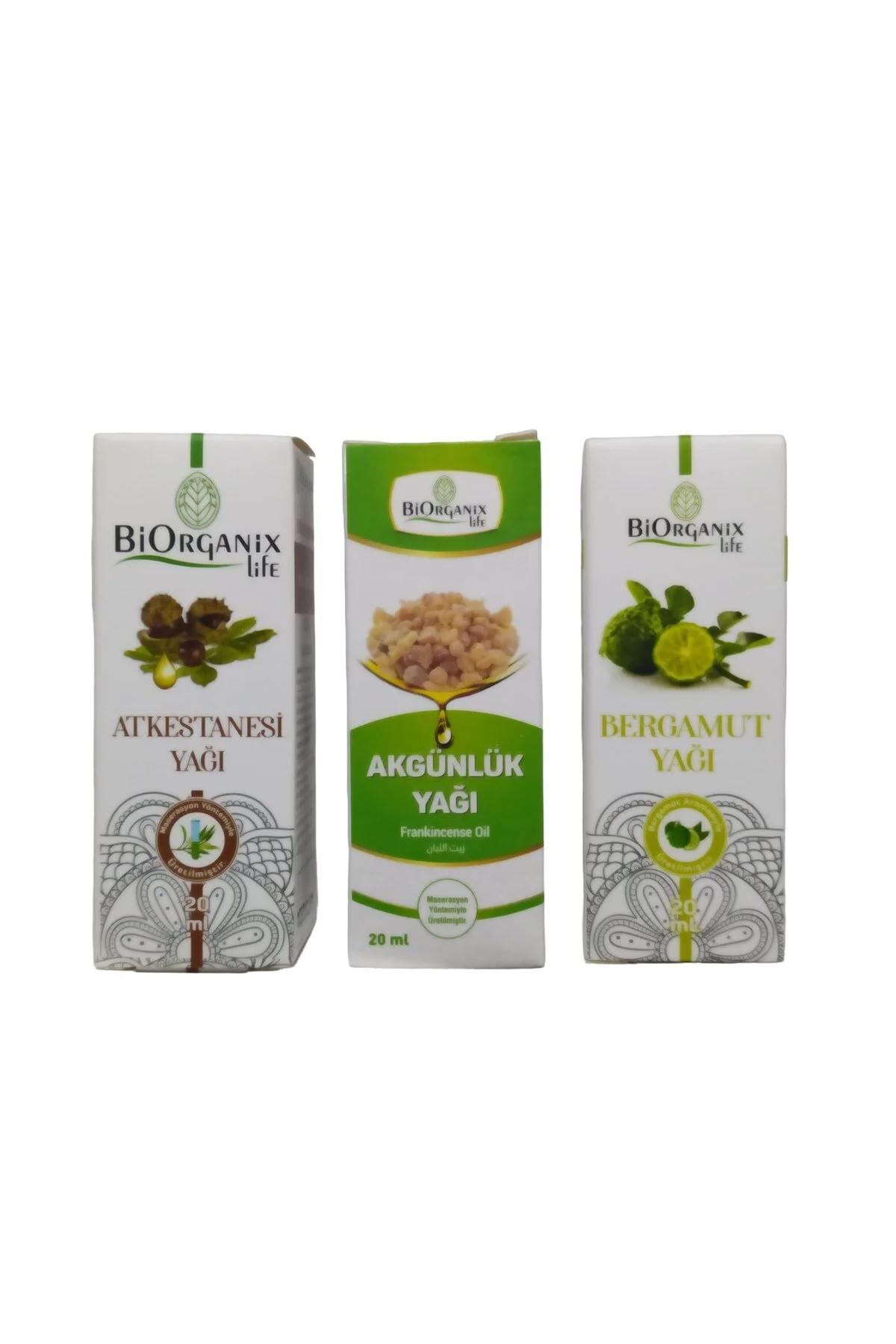 At Kestanesi +akgünlük +bergamot Yağı 3adet