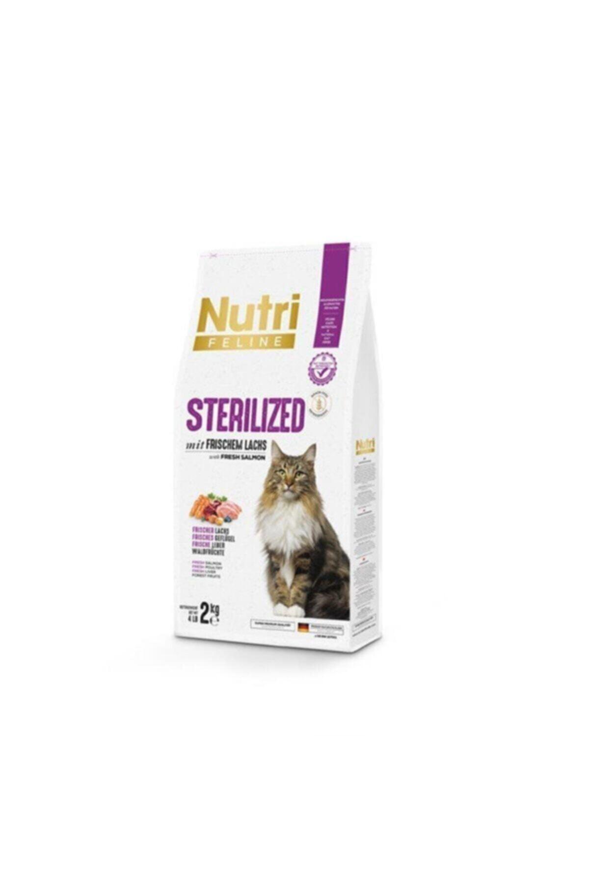 Nutri Feline Somonlu Tahılsız Kısırlaştırılmış Kedi Maması 2 Kg