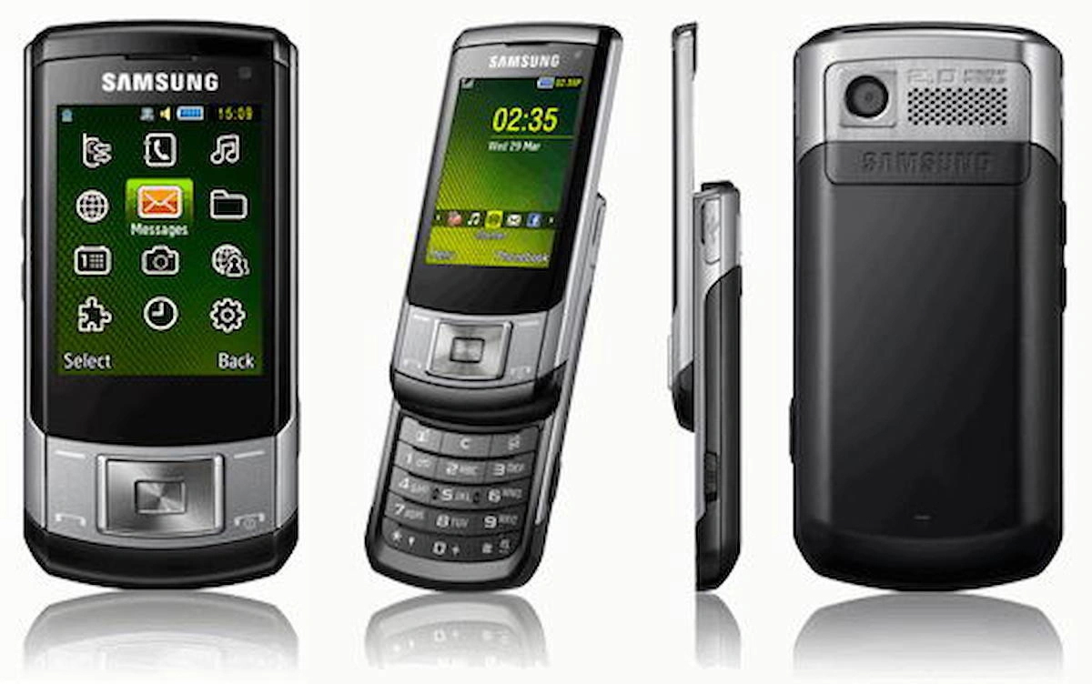 Samsung C5510 Kızaklı 3G Görüntülü Görüşme Tuşlu Cep Telefonu