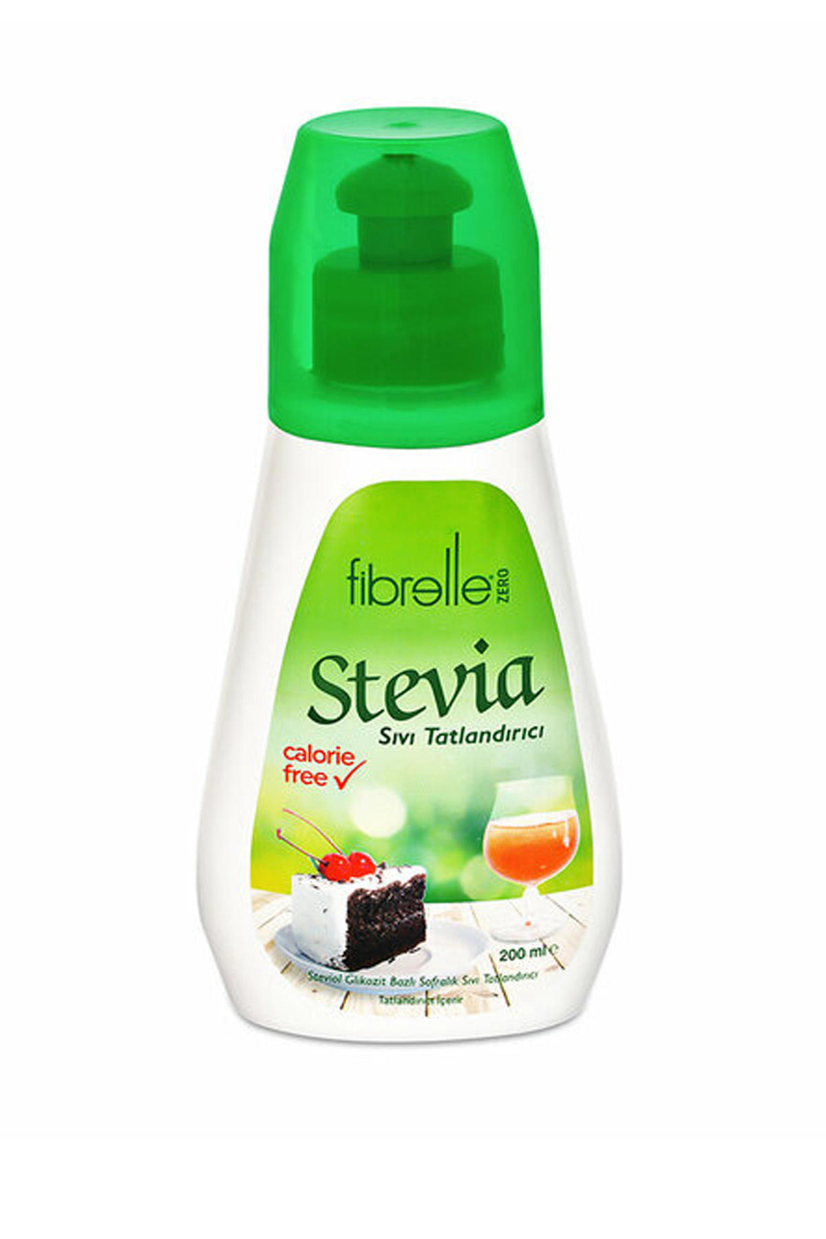 Fibrelle Stevia Sıvı Tatlandırıcı Zero 0 Kalori 200 ml. Sıfır Kalori Tatlandırıcı