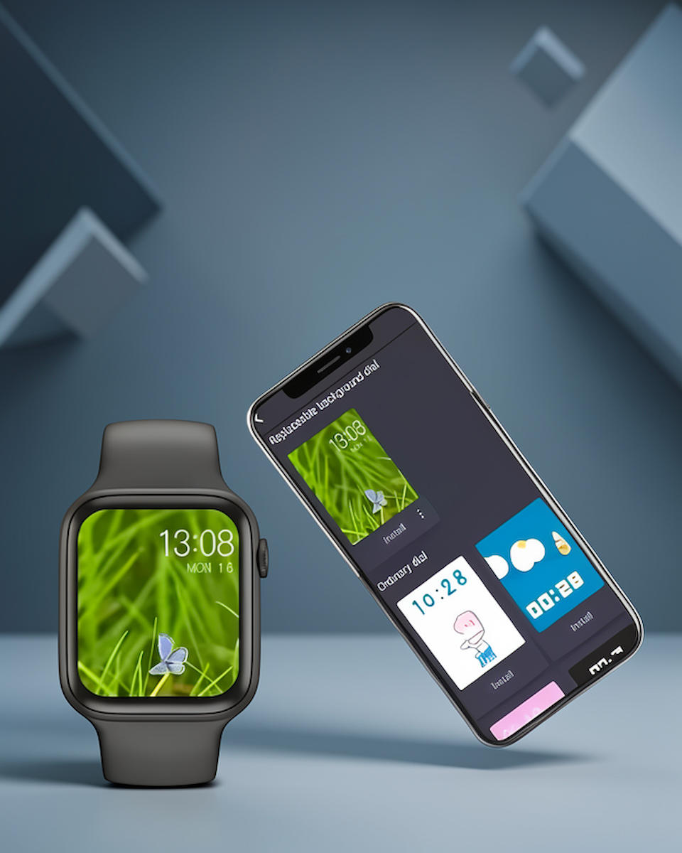 Akıllı Saat Amoled Ekran Bluetooth Bağlantılı