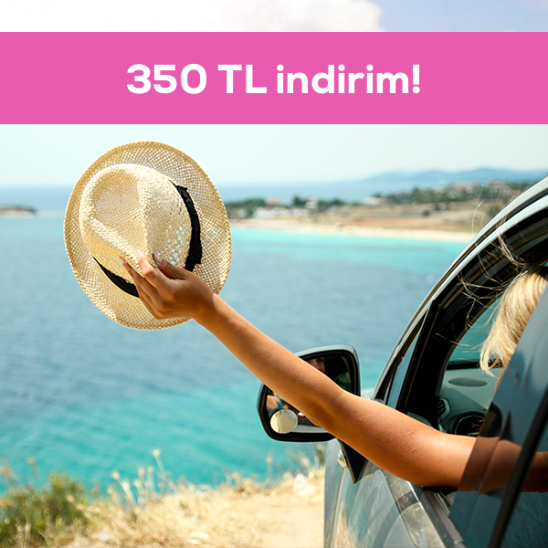 Araç Kiralamada 350 TL İndirim