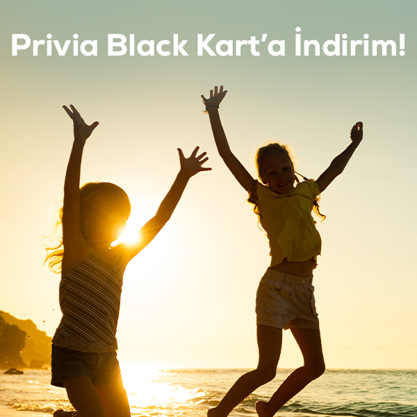 Privia Black ile 30.000 TL ve üzeri otel rezervasyonlarında %10 indirim!