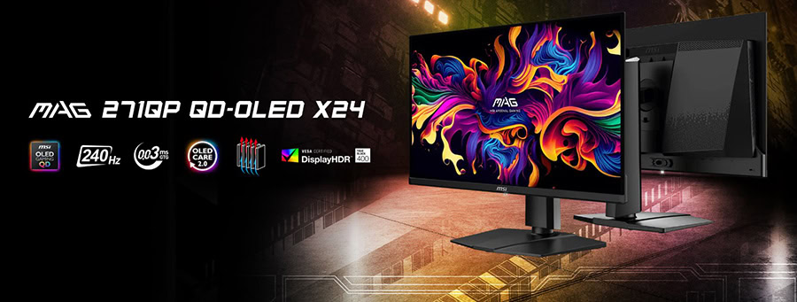 MSI MAG 271QP QD-OLED X24 Gaming Monitör H2