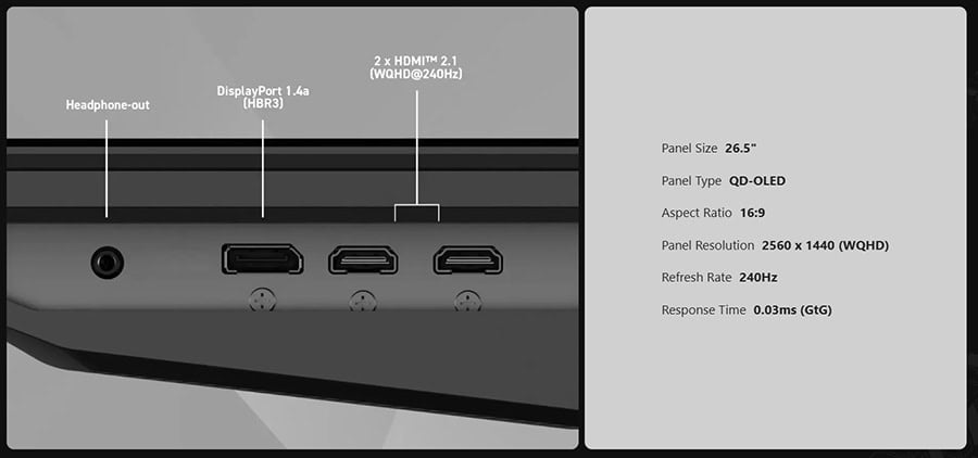 MSI MAG 271QP QD-OLED X24 Gaming Monitör H15