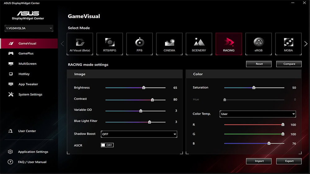 ASUS TUF Gaming VG259QM5A Gaming Monitör H10