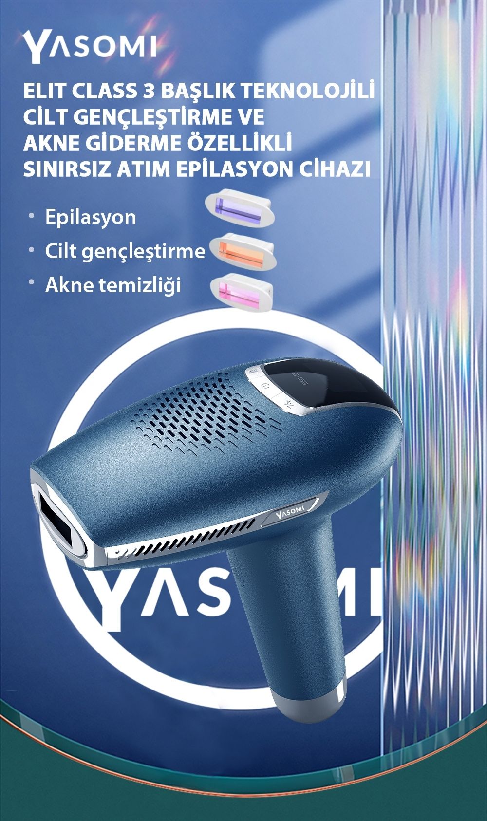 Sınırısz Atım Epilasyon Cihazı